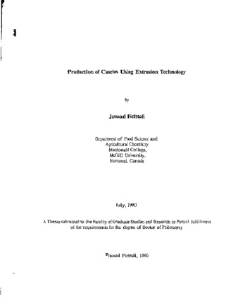 Production of caseins using extrusion technology thumbnail