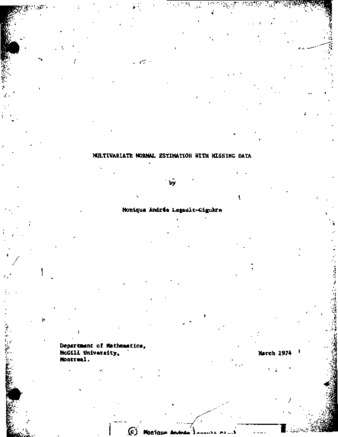 Multivariate normal estimation with missing data thumbnail