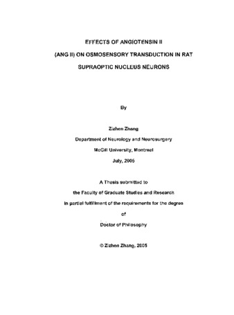 Effects of angiotensin II (ANG II) on osmosensory transduction in rat supraoptic nucleus neurons thumbnail
