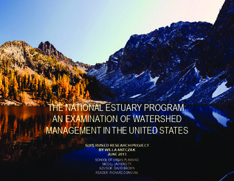 The national estuary program: an examination of watershed management in the United States thumbnail