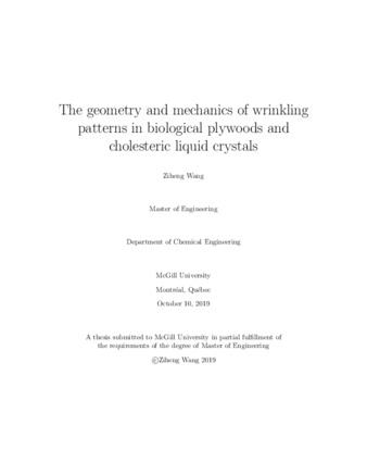 The geometry and mechanics of wrinkling patterns in biological plywoods and cholesteric liquid crystals thumbnail