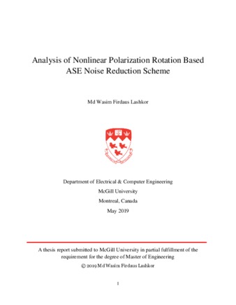 Analysis of nonlinear polarization rotation based ASE noise reduction scheme thumbnail