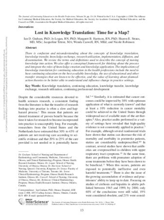 Lost in knowledge translation: time for a map thumbnail