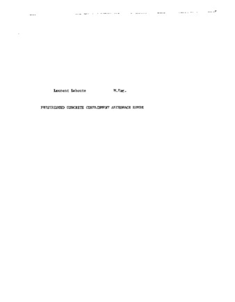 An investigation of anchorage zone behavior in prestressed concrete containments. thumbnail