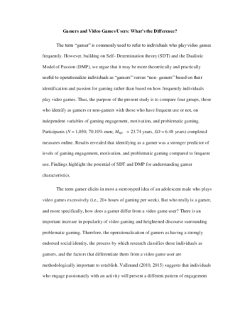 Gamers and Video Games Users: What’s the Difference? thumbnail