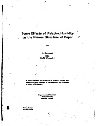 Some effects of relative humidity on the porous structure of paper thumbnail