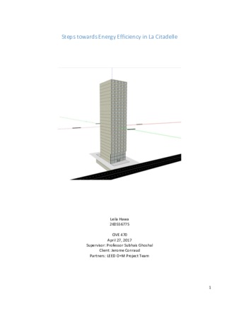 Steps towards Energy Efficiency in La Citadelle thumbnail