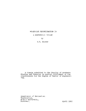 Molecular recombination in a supersonic nozzle. thumbnail