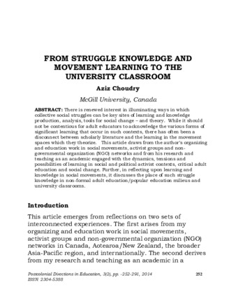 From struggle knowledge and movement learning to the university classroom thumbnail