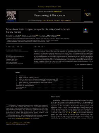 Mineralocorticoid receptor antagonists in patients with chronic kidney disease thumbnail