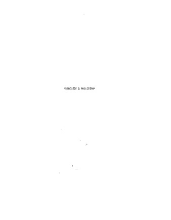 Mythology and philosophy : an inquiry into the possibility of applying ethnological methodology to philosophic concerns. thumbnail